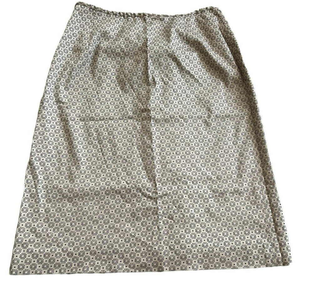 Pendleton Brown Cotton Pencil Skirt Size 14